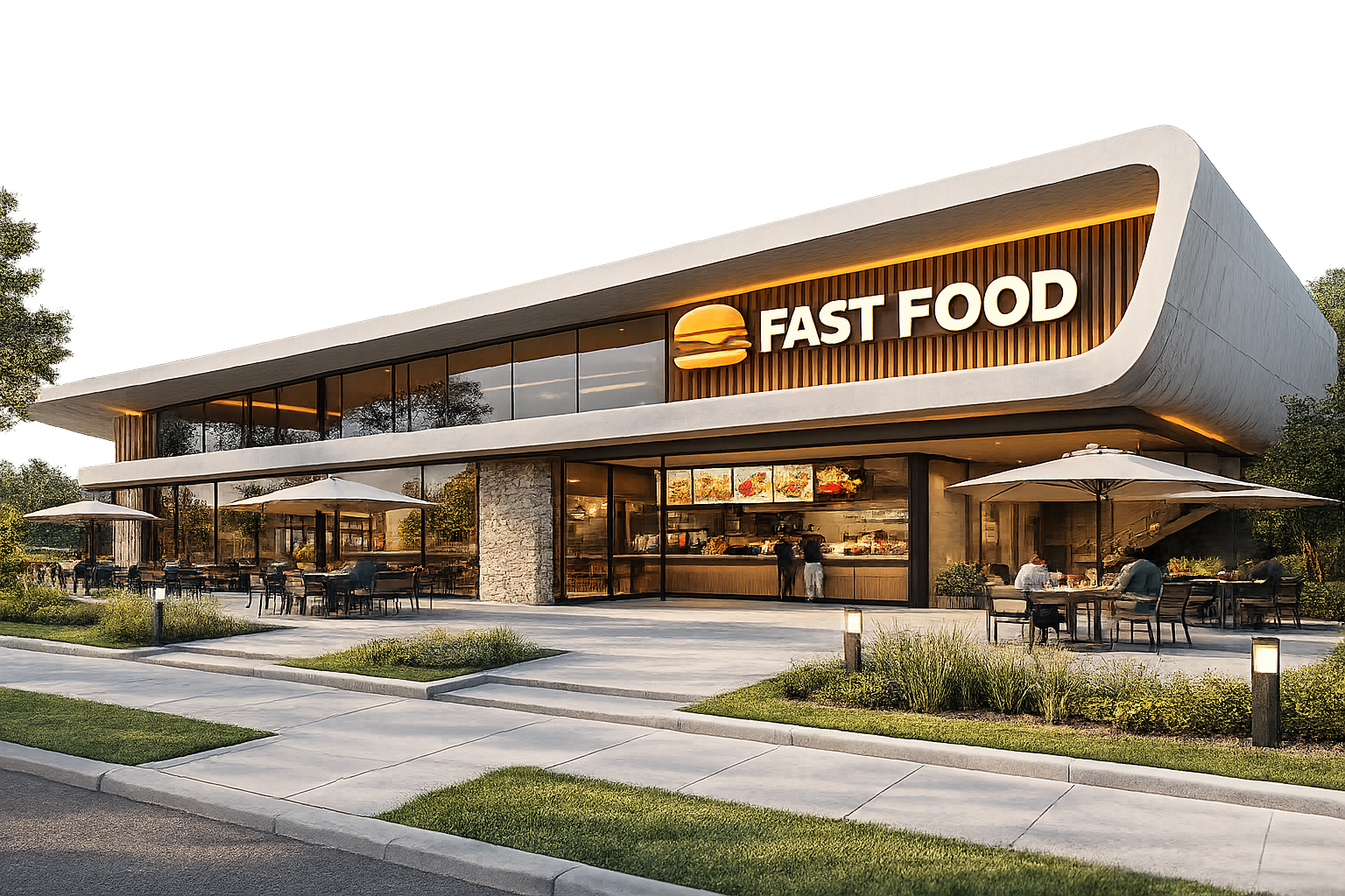 loja fast food reformada